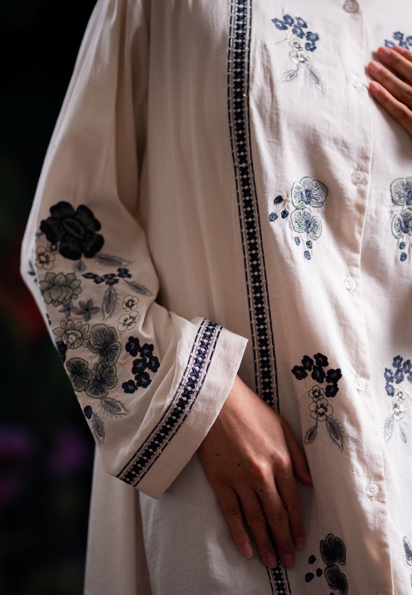 [PO 1 | START SHIPPING 16 FEB] NONAETAL Rafflesia Whisper Tunic Embroidery Extra Size (Set)