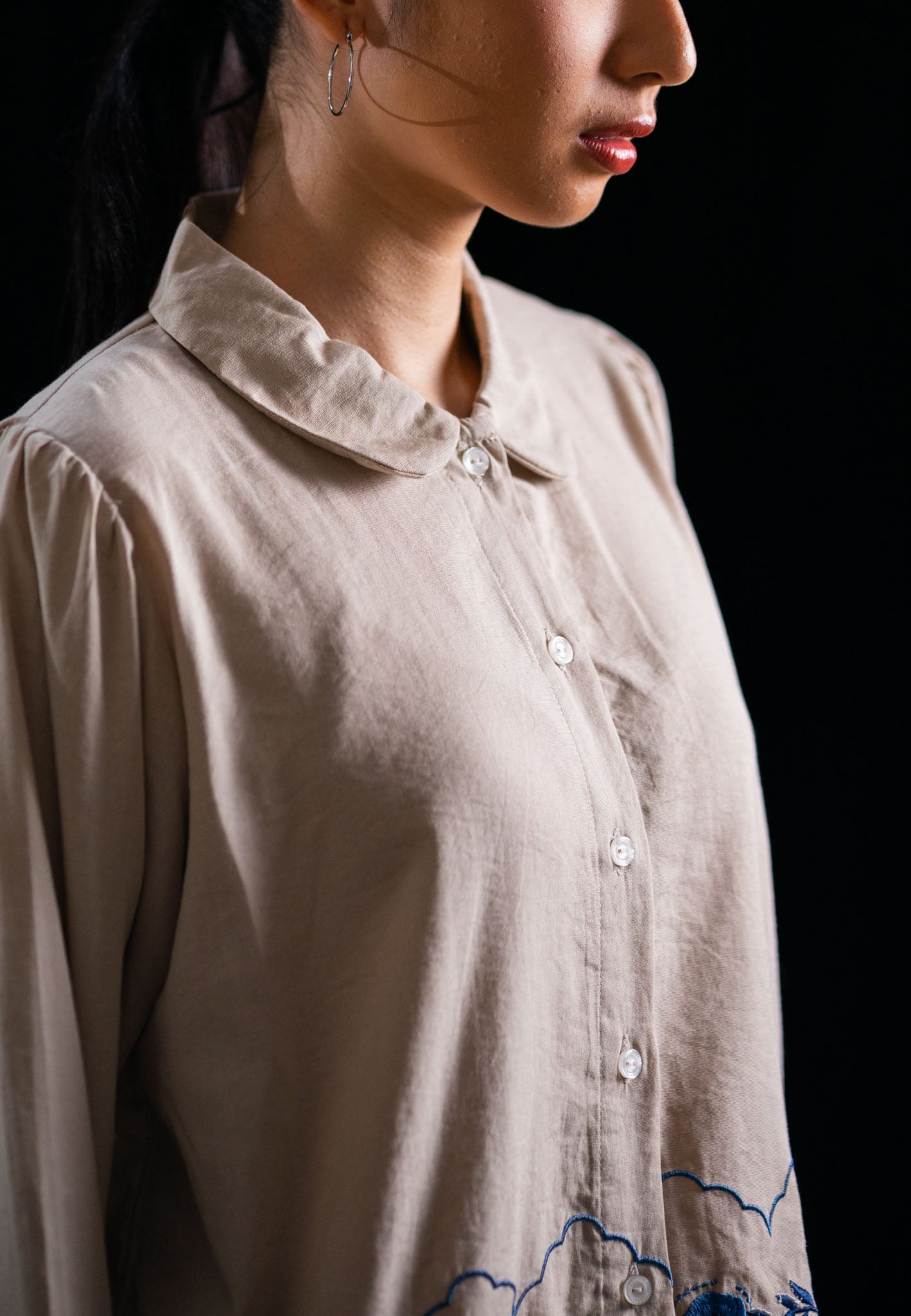 [PO 1 | START SHIPPING 16 FEB] NONAETAL Hassie Whisper Shirt Top Long Sleeve