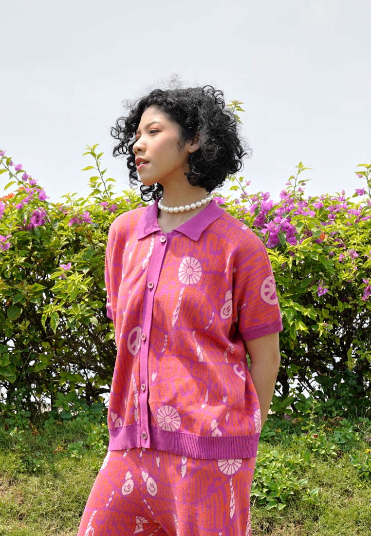 NONA Miss Boxy Top Pink Punch